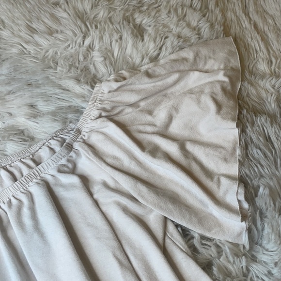 Nordstrom BP White Off the Shoulder Peasant Top -‎ Size Small - Picture 3 of 5